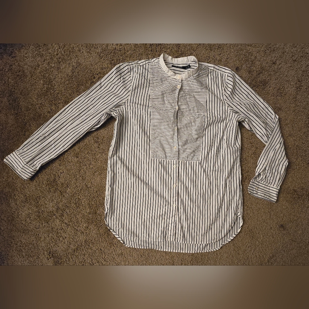 Ralph Lauren Striped Button-up Blouse